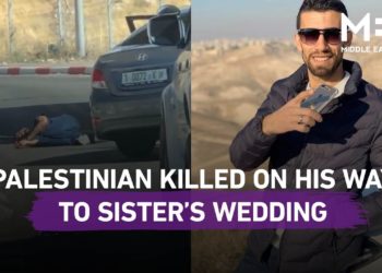 Israeli soldiers shot & killed a Palestinian man on his sister’s wedding day.