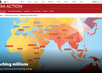 The BBC charity that operates to serve western political interests.